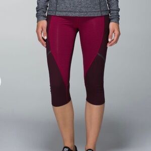 Lululemon Hop to it Crop (2014) size 4